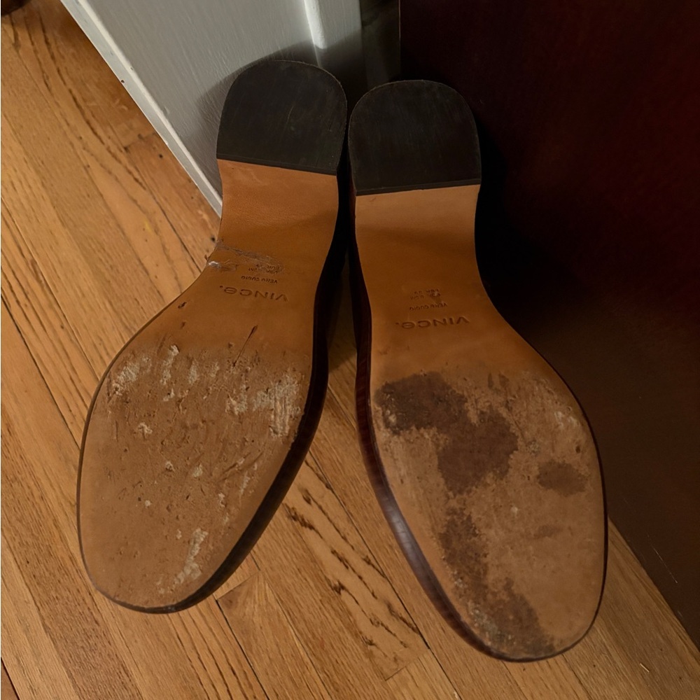 Vince brown Nicco High Heel Platform Clog Boots 8.5 - Picture 4 of 4
